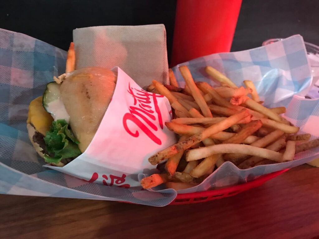 Monty's Vegan Burger and Fries