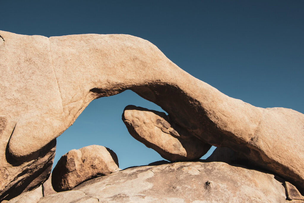 The Famous Arch Rock in Joshua Tree National Park