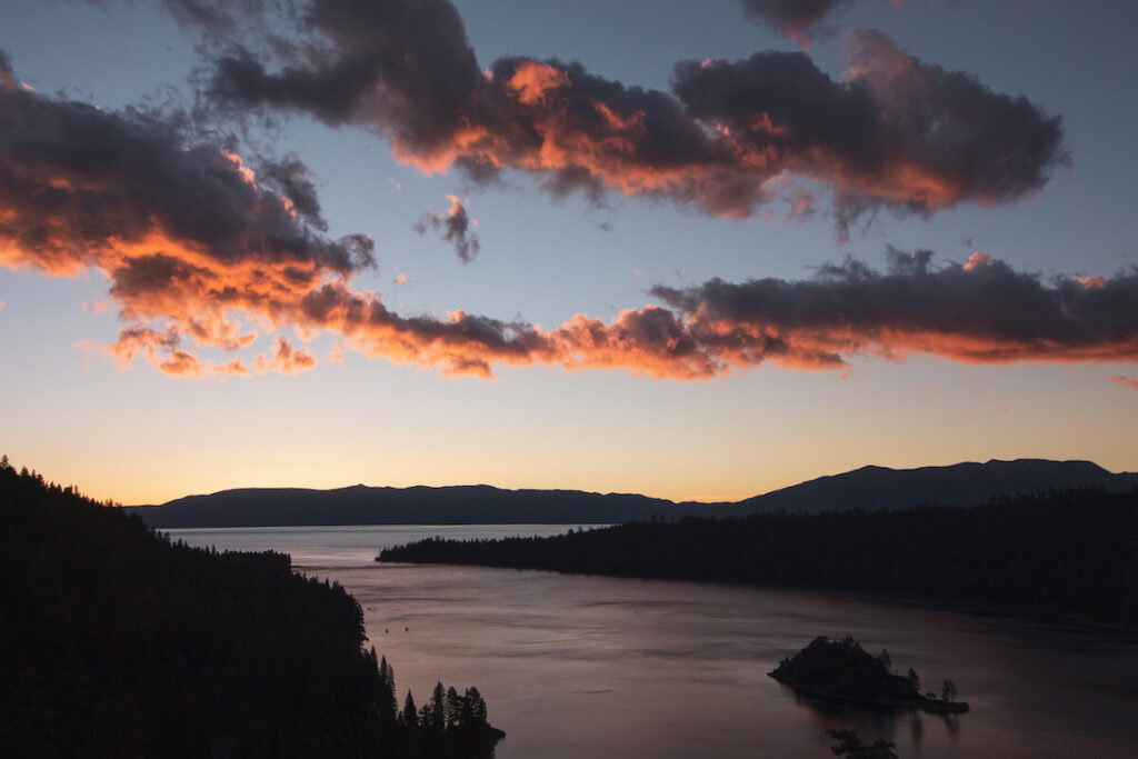 Sunrise at Emerald Bay