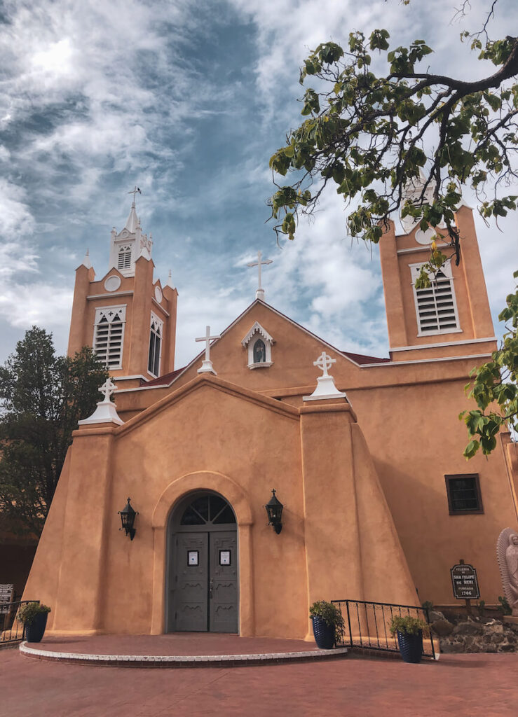 San Felipe de Neri Church in Old Town Albuquerque