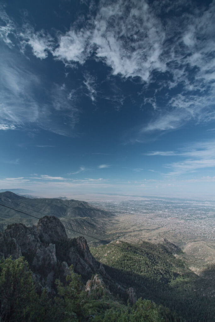 Sandia Peak in Albuquerque