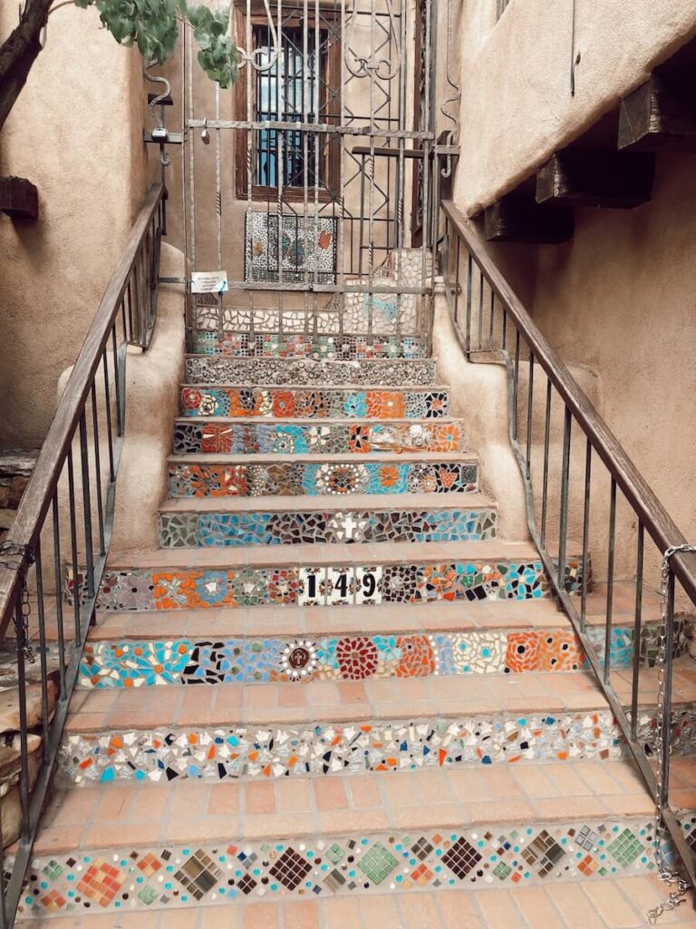 Tiled Steps in Santa Fe