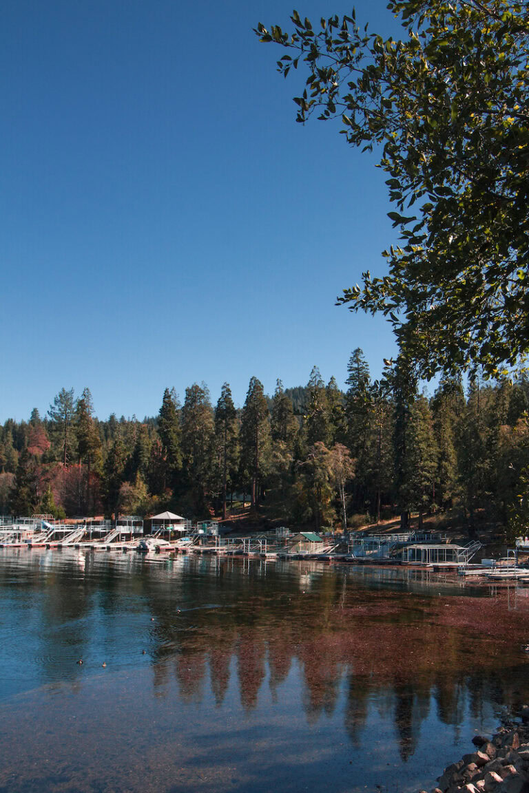 Boats on the lake in Lake Arrowhead