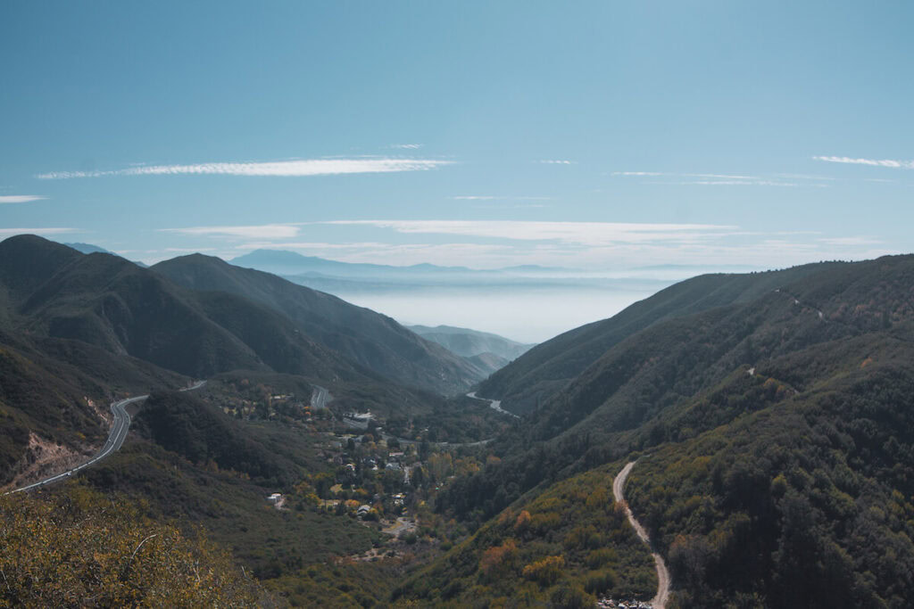 View from Rim of the World Highway