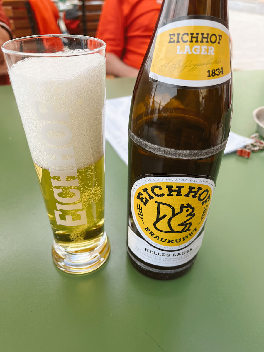 Beer at Pilatus Restaurant