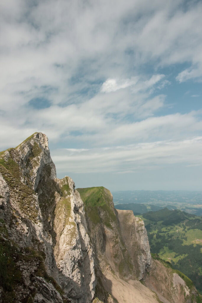 View of Mountains on Hike to Tomlishorn