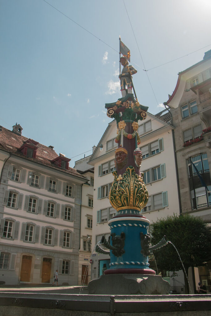 Old Town Lucerne Fountain