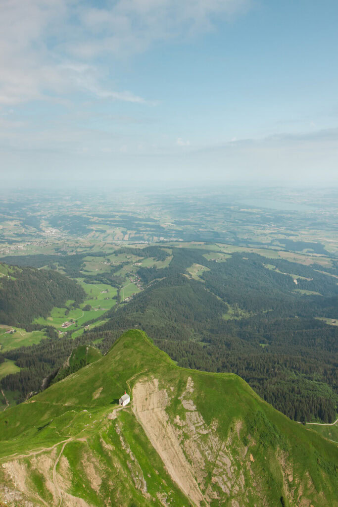 View of Chapel from Oberhaupt Peak on Mount Pilatus - Sea to Sequoia