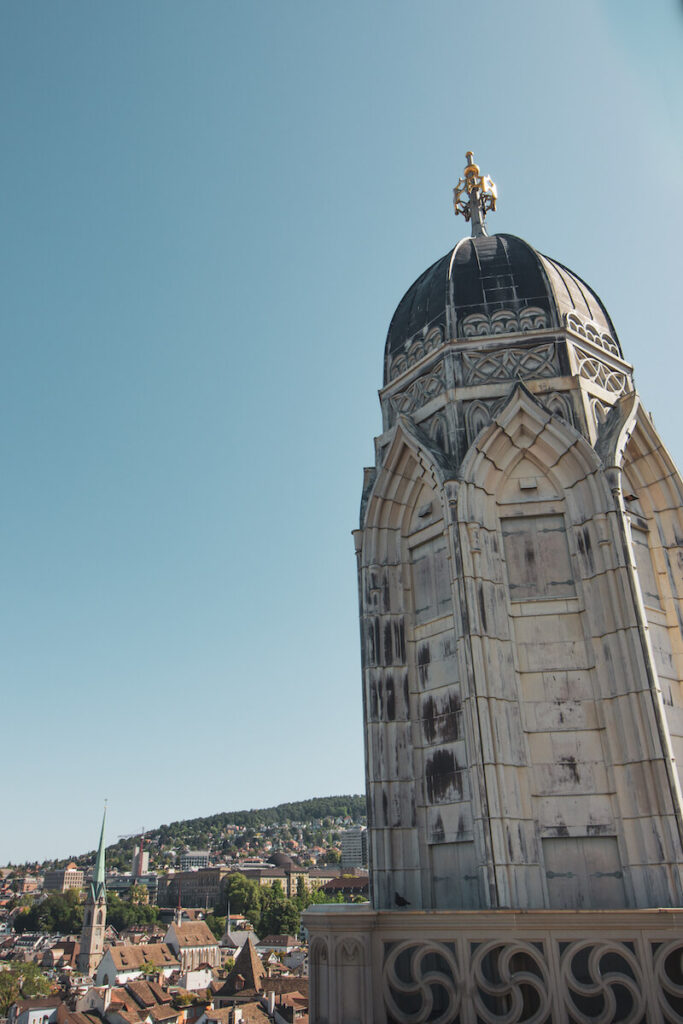 View from Karlsturm at Grossmunster