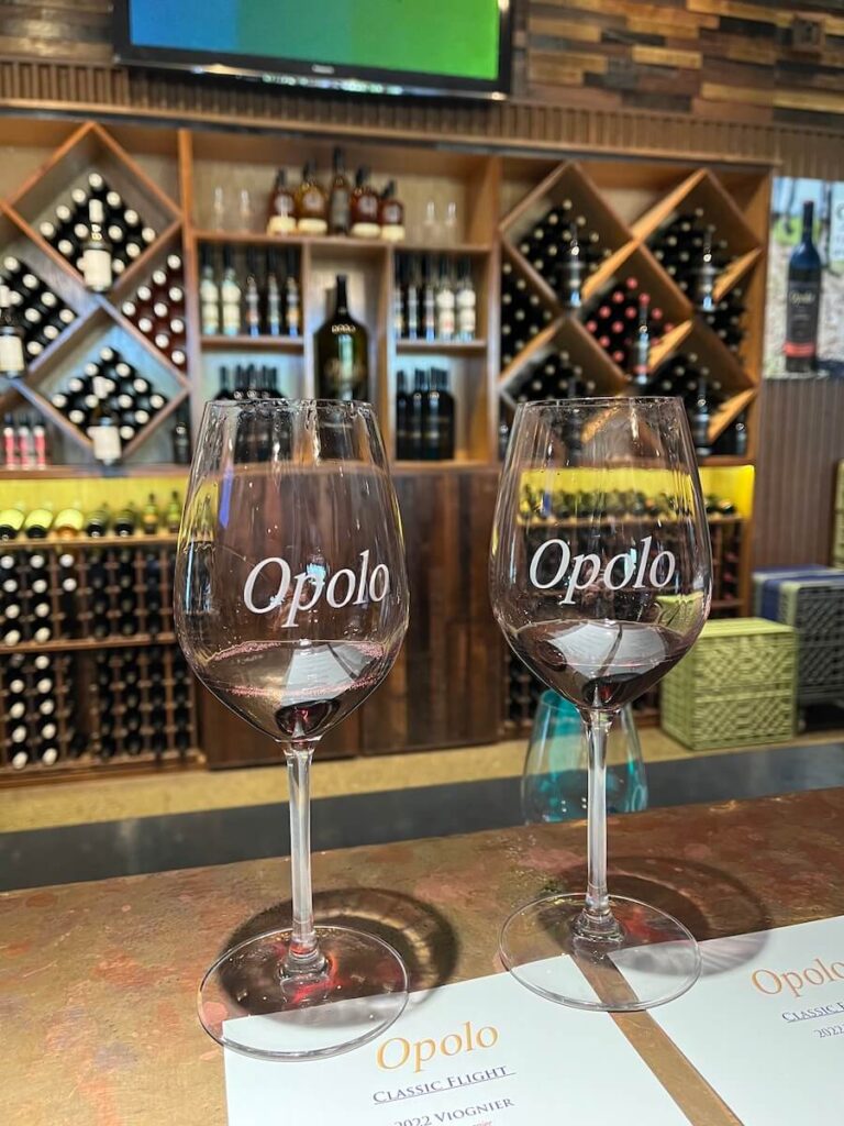 Tasting at Opolo Vineyards