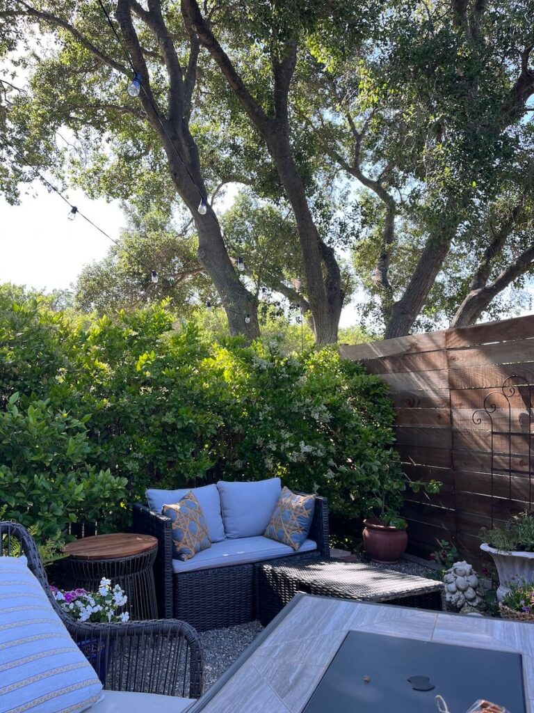 Courtyard at The Owl on Hilltop