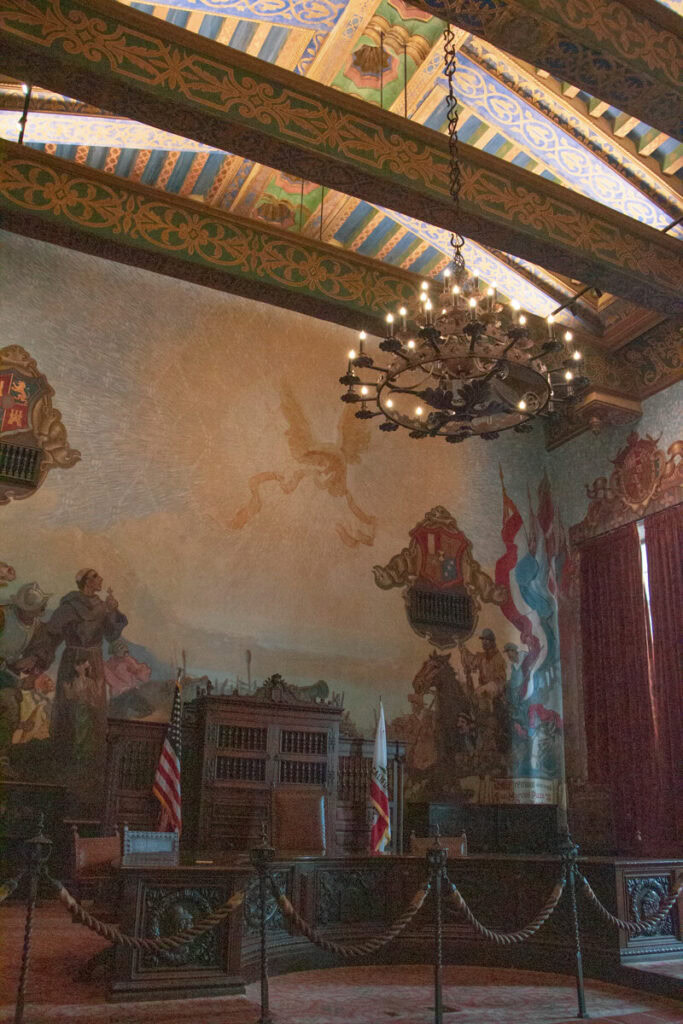 Mural Room at the Santa Barbara Courthouse