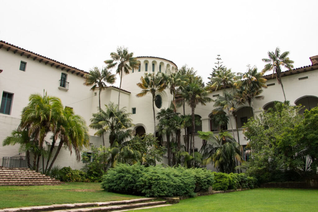 Sunken Gardens at the Santa Barbara County Courthouse