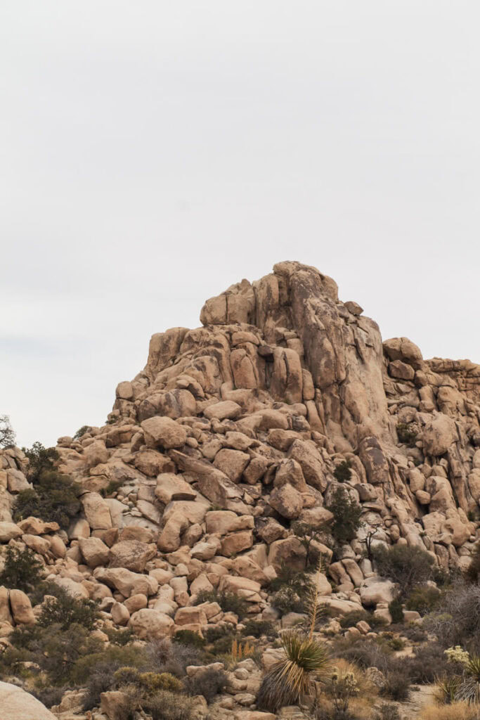 Giant Pile of Rocks at Hidden Valley in Joshua Tree