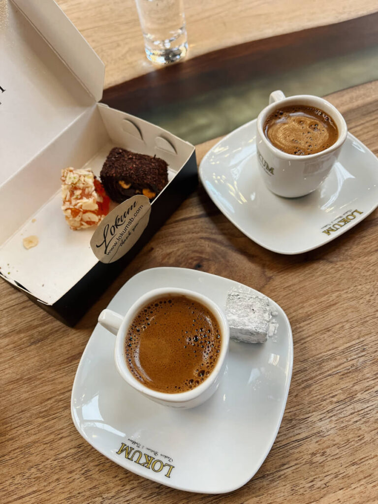 Turkish Coffee and Desserts at Lokum