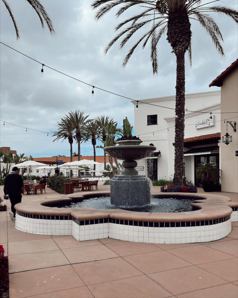 Fountain at Omni La Costa Resort