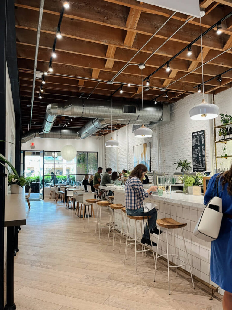 Interior of The Daisy Restaurant in Santa Barbara