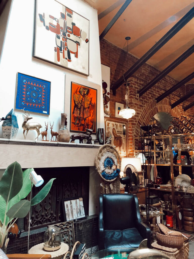 Interior of Urban Flea Shop on State Street