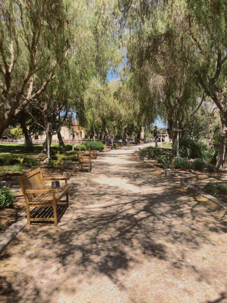 Walking Path at Old Mission Santa Ines