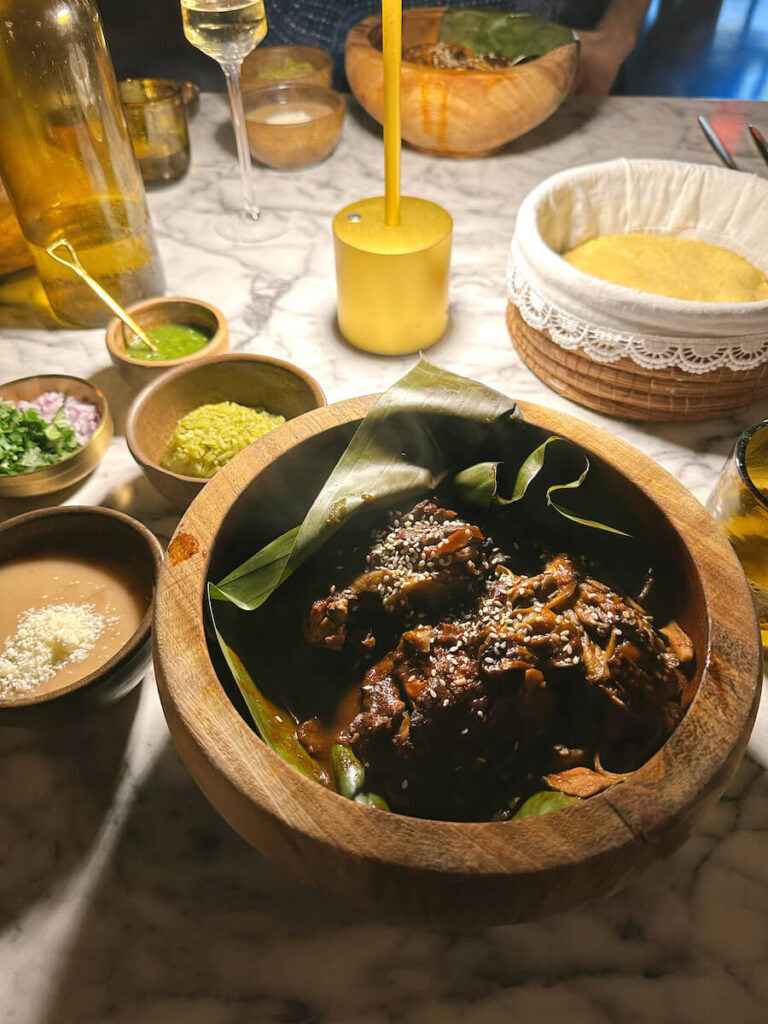 The maitake birria at Nicolas Cocina de Herencia in Carmel