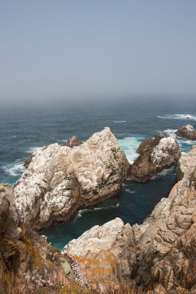 Large boulders in the water at Point Lobos