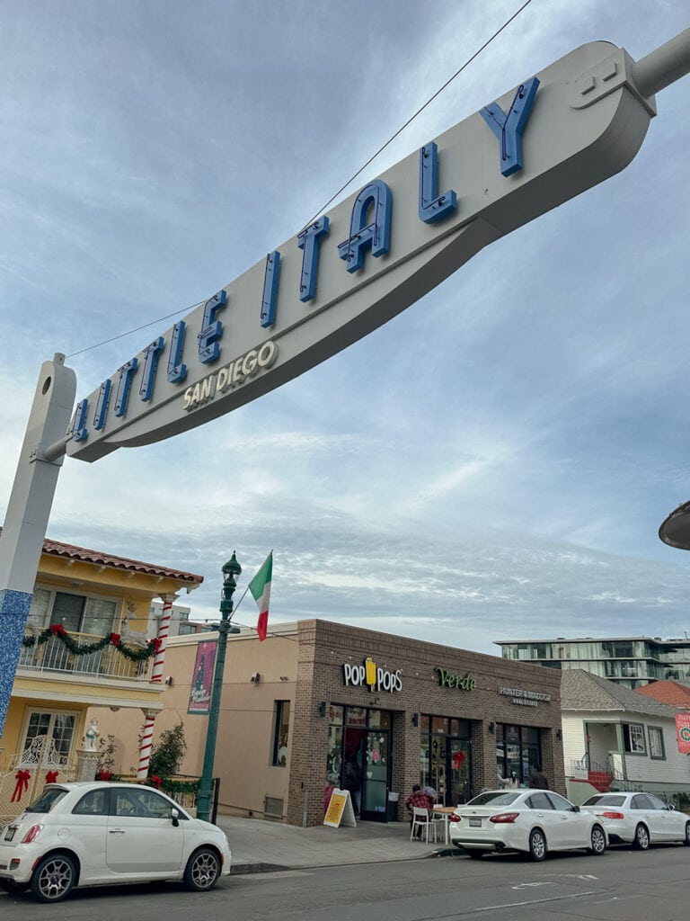 The Little Italy sign